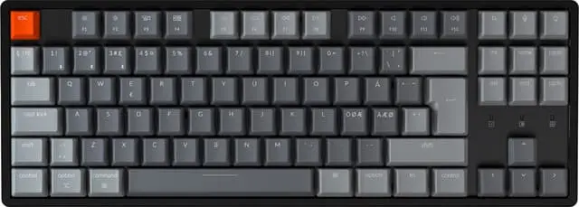 Keychron K8 trådløst tastatur (Gateron Brown brytere)