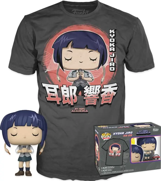 Funko My Hero Academia actionfigur & T-skjorte sett (Kyouka Jirou)
