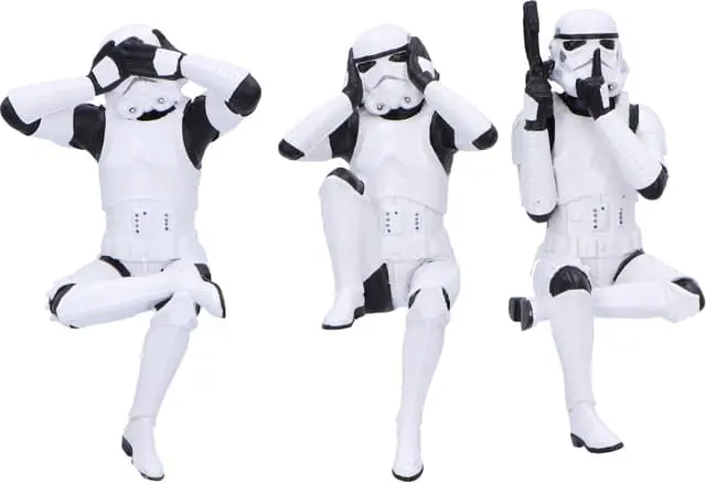 Nemesis Now Three Wise Sitting action figure (Stormtroopers)