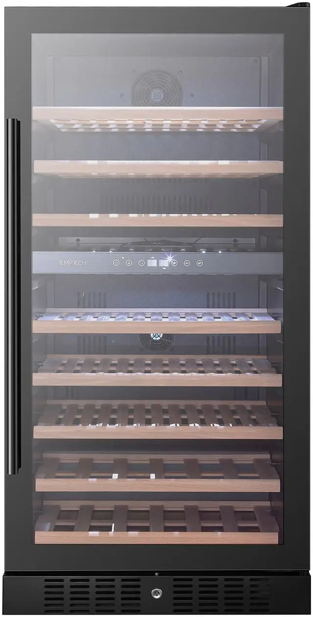 Temptech Classique vinskap CL120DB (frittstående, 94 flasker)