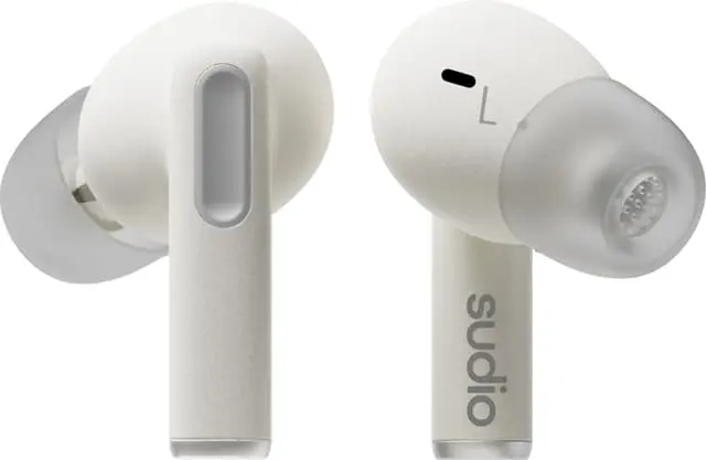 Sudio D1 Pro helt trådløse in-ear ørepropper (hvit)