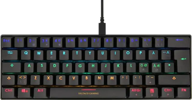 Deltaco DK430 gamingtastatur (sort)