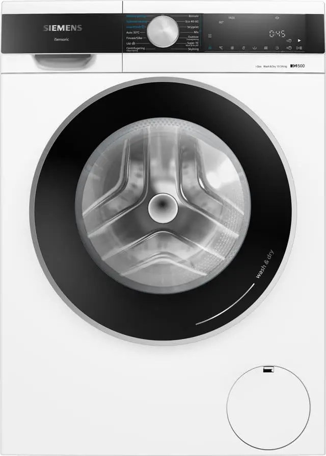 Siemens iQ500 Kombinert Vaskemaskin/Tørketrommel WN54G2A0DN (10.5/6kg)