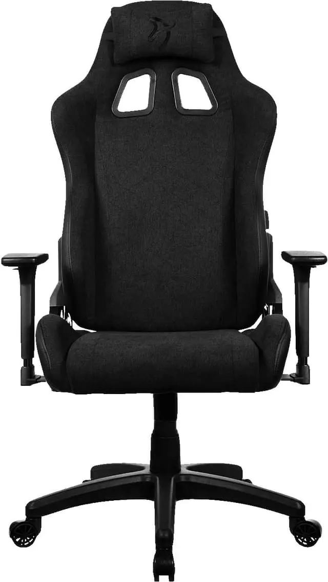 Arozzi Avanti SoftFabric gamingstol (pure black)