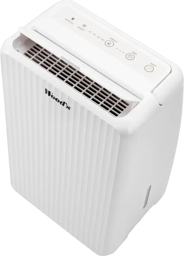 Woods avfukter MRD10 (hvit)