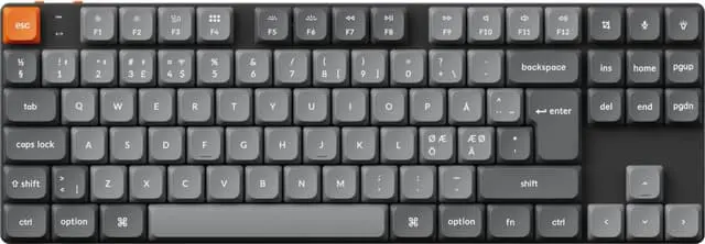 Keychron K1 Max gamingtastatur (Gateron Red Switches)