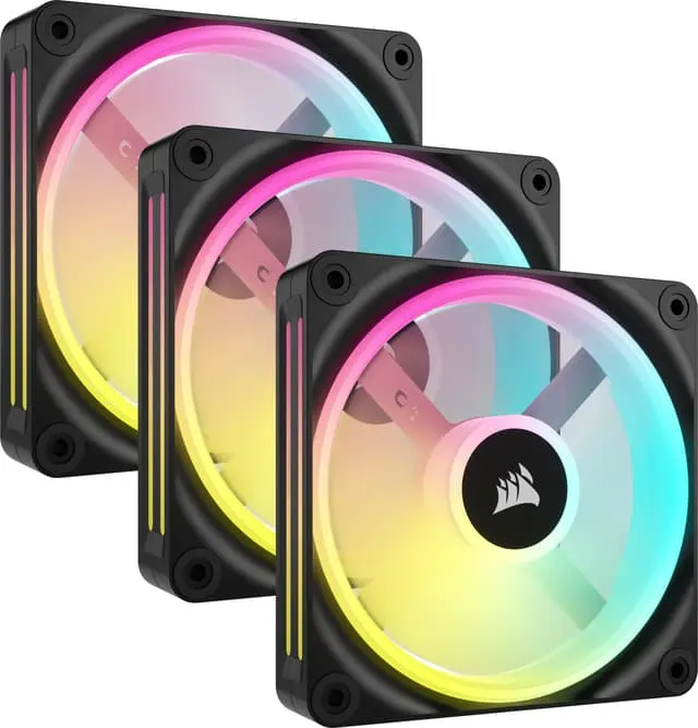 Corsair iCUE LINK QX120 RGB 120mm PWM vifte startsett (3-pakning)