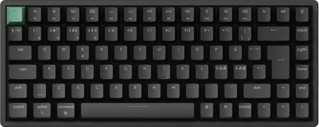 Keychron K2 HE Black trådløst gamingtastatur