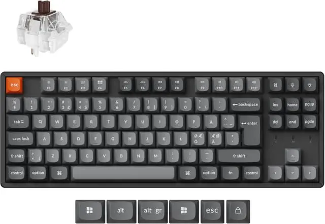 Keychron K8 Max trådløst tastatur
