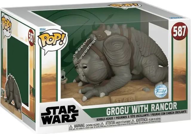 Funko Pop! Book of Boba Fett actionfigur (Rancor med Grogu)