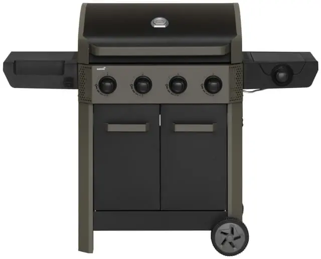 Mustang Augusta 4+1 gassgrill 641568 (sort)