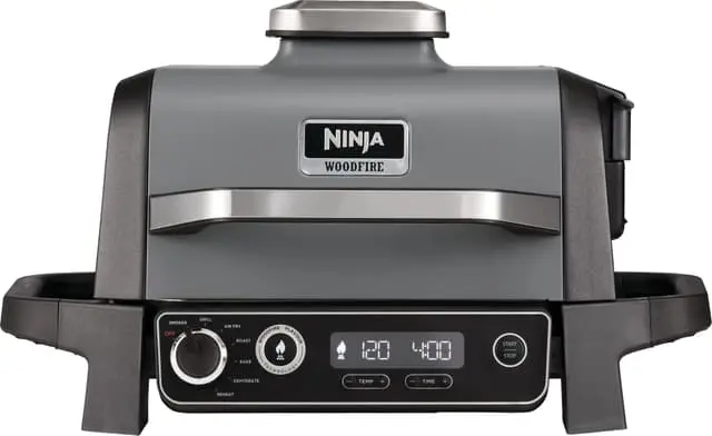 Ninja Woodfire elektrisk grill OG701EU (grå og sort)