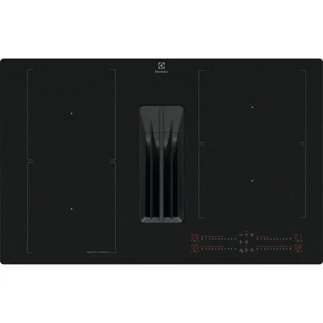 Electrolux 700 SaphirMatt platetopp med ventilator HHHB860FMC (80cm)