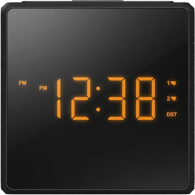 Philips R4500 digital klokkeradio (sort)