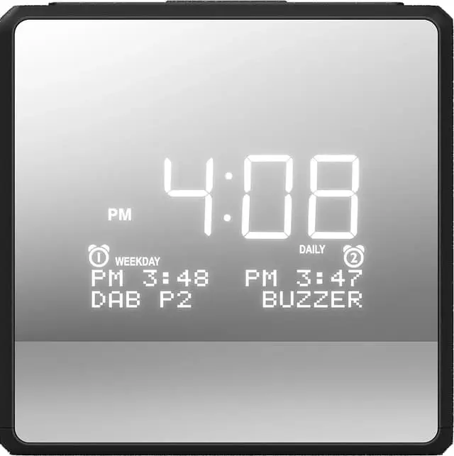 Philips R4600 digital klokkeradio (sølv)