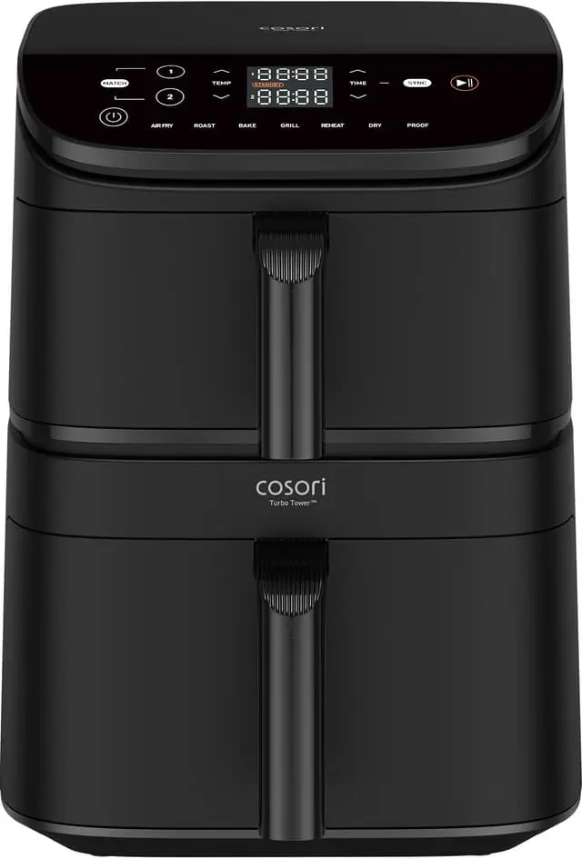 Cosori Turbo Tower airfryer KAAPAFCSNEU0244Y (sort)