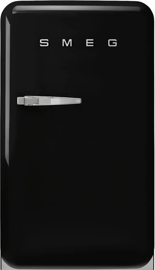 Smeg 50's Style Kjøleskap med fryseboks FAB10RBL6 (svart)