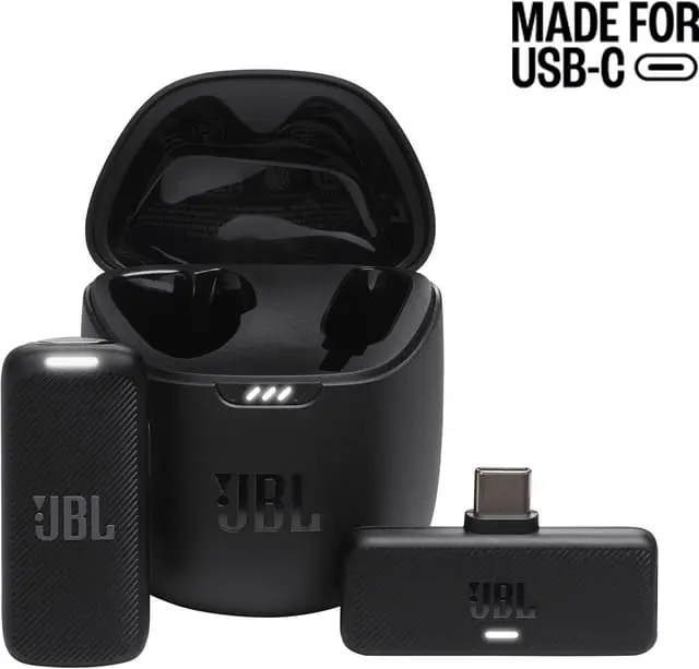 JBL Quantum Stream trådløs clip-on mikrofon
