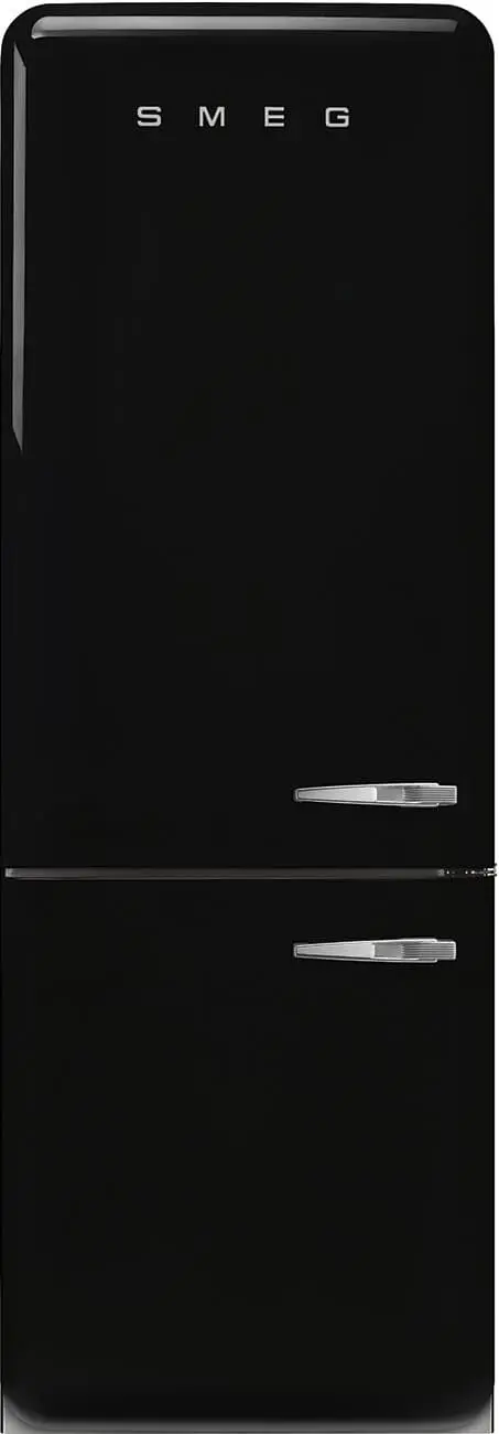 Smeg 50's Style Kombiskap FAB38LBL6 (Svart)