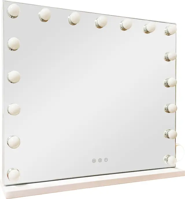A Home Hollywood-speil A100027 (hvit)