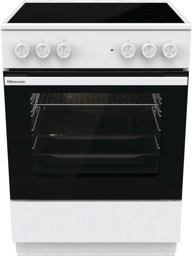 Hisense Keramisk komfyr HCC8613WG (60cm)