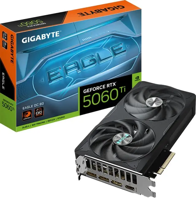 Gigabyte GeForce RTX 5060Ti EAGLE OC 8GB grafikkort (sort)