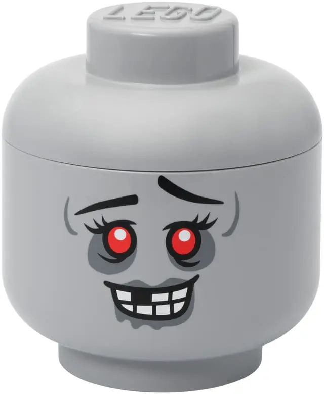 LEGO stor oppbevaringboks (zombie-hode)