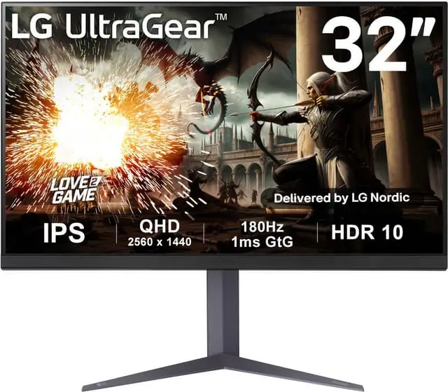 LG UltraGear 32GS75Q 32/QHD/IPS/180Hz/1ms