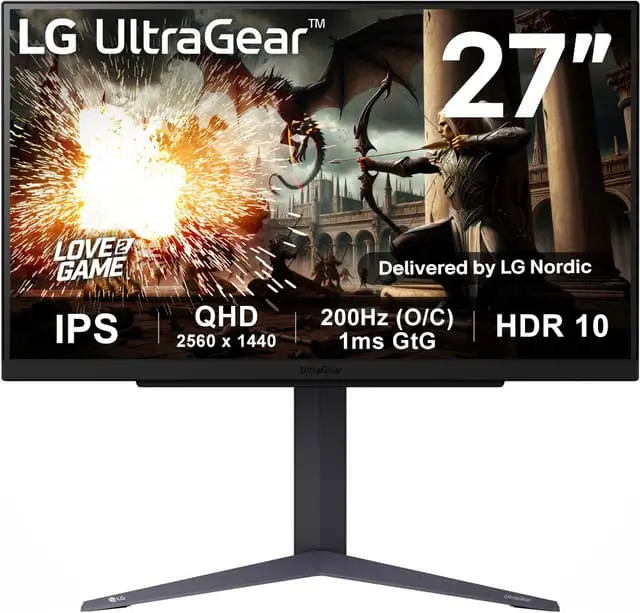 LG UltraGear 27GS75Q 27" gamingskjerm
