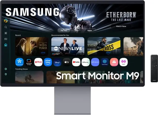Samsung Smart M9 32" OLED/165Hz/0,03ms/SM/90W skjerm (sølv)