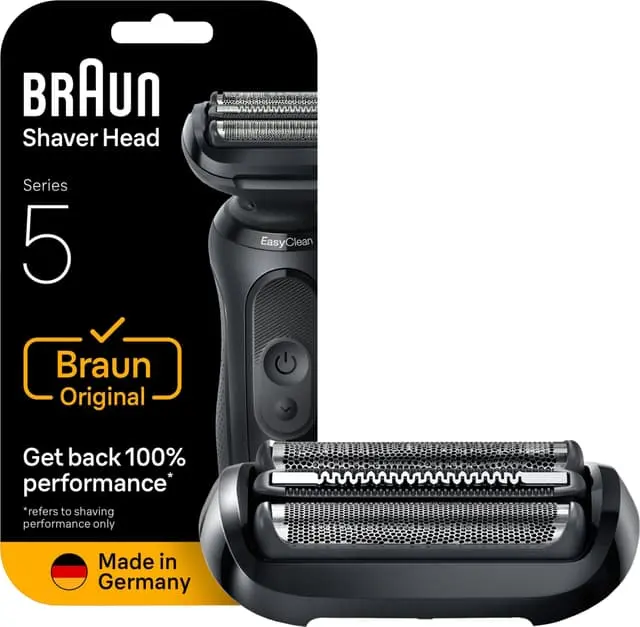 Braun 54B KeyPart reservehode 051330 (sort)