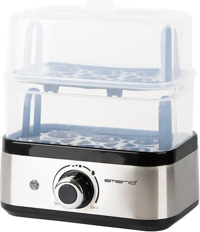 Emerio eggkoker EB-132749 (sort/rustfritt stål)