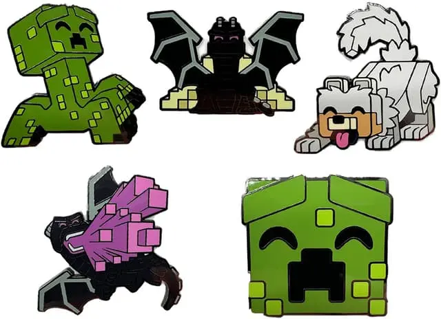 YouTooz Minecraft pin-sett (5 deler)