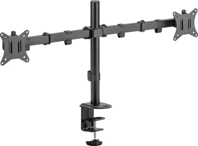 Essentials Dual Static skjermarmer (sort)