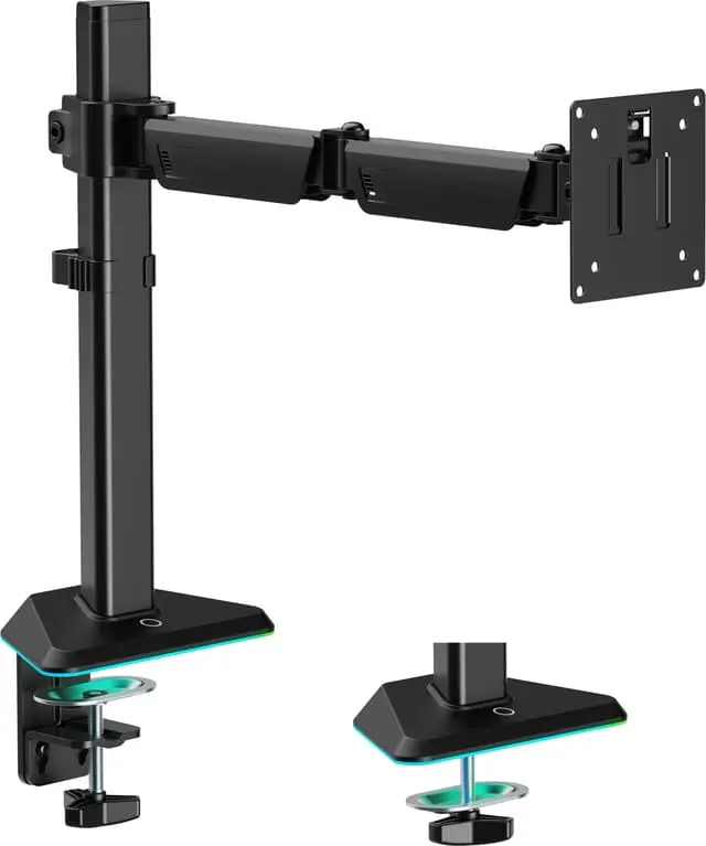 Essentials RGB Articulating skjermarm (sort)