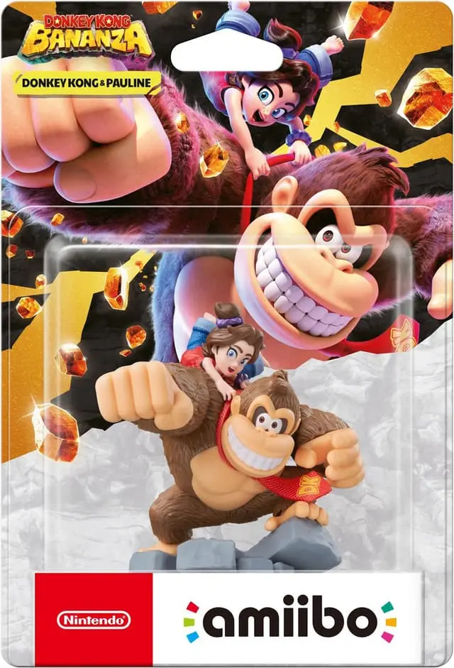 Nintendo Amiibo karakter- Donkey Kong Bananza - Donkey Kong & Pauline