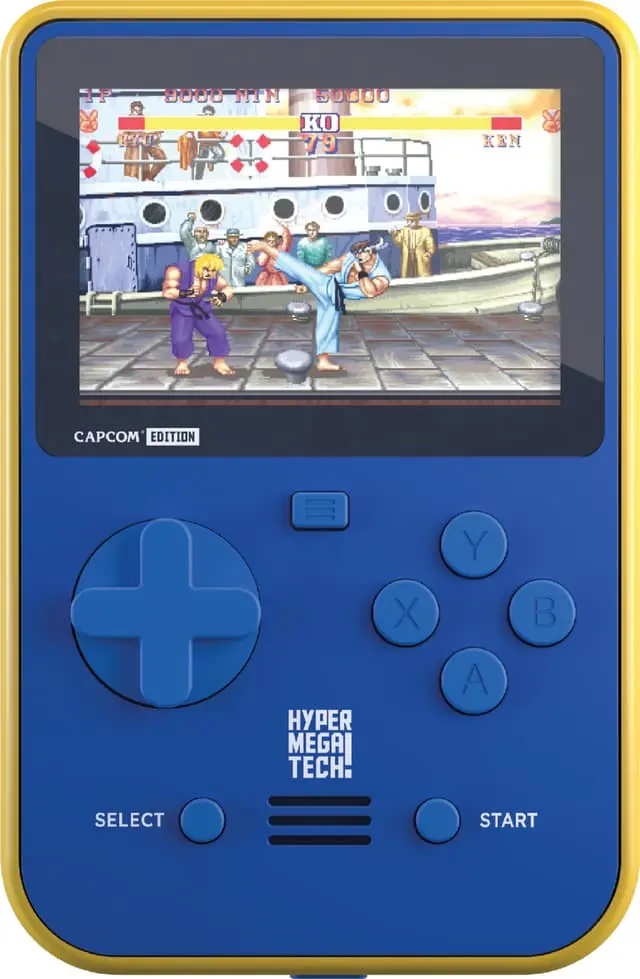 HyperMegaTech Capcom Super Pocket håndholdt konsoll