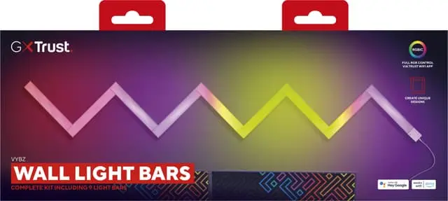 Trust GXT905 VYBZ RGBIC vegg RGB-belysning