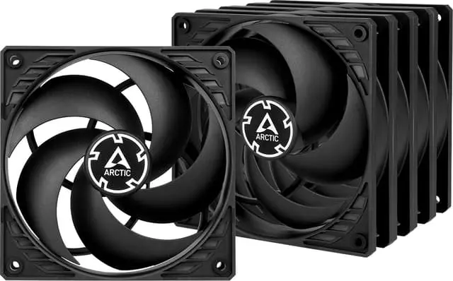 Arctic P12 120 mm PWM vifte 5-pakning (sort)