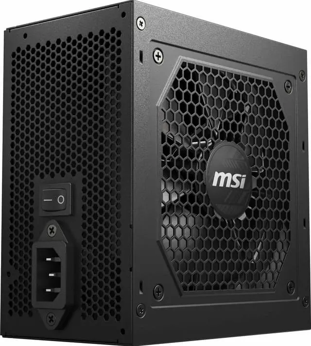 MSI MAG PCIE5 II 750W strømforsyningsenhet (sort)