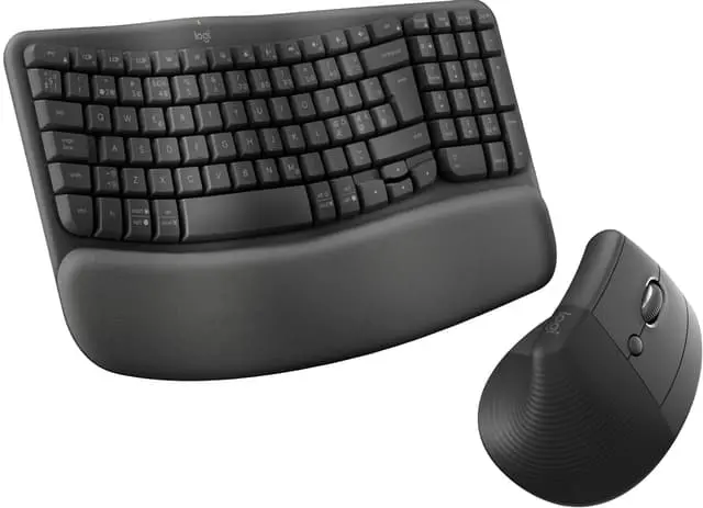 Logitech Wave Keys & Lift tastatur og musepakke
