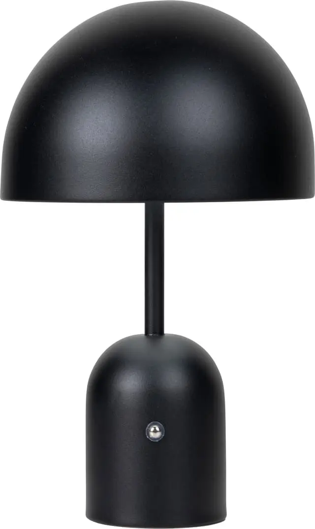 Aura oppladbar bordlampe ELW25803 (sort)