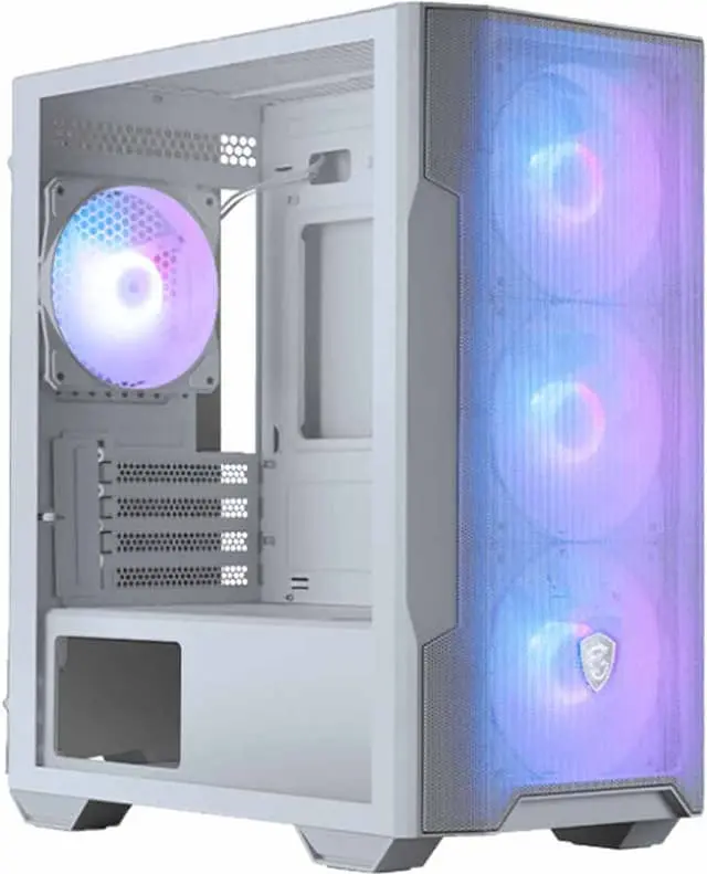 MSI MAG FORGE M100R PC kabinett (hvit)