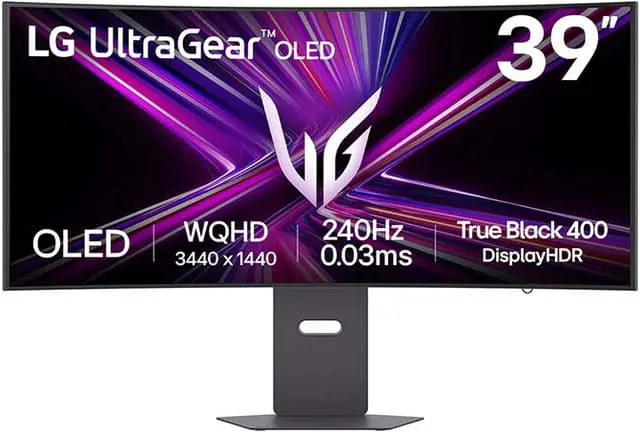 LG UltraGear 39GX900A 39" QHD/OLED/240Hz/0,03ms/65W gamingskjerm