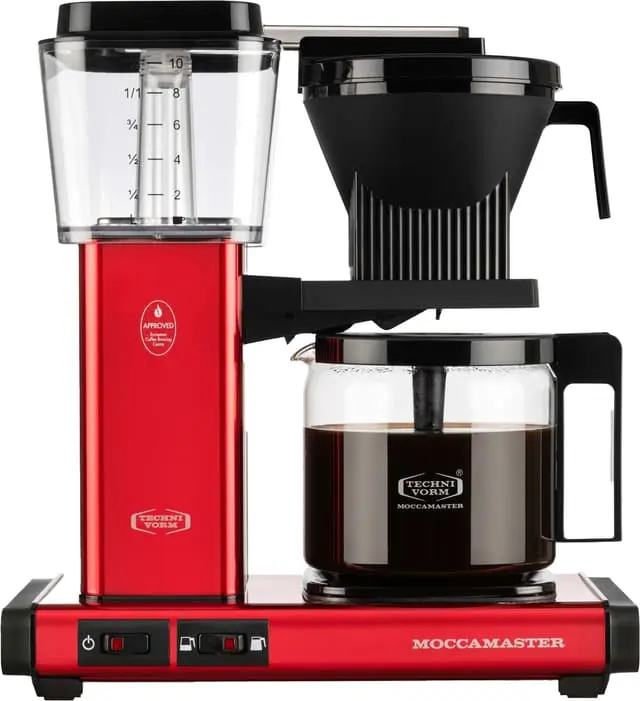 Moccamaster Optio kaffetrakter 53616 (rødt metall)