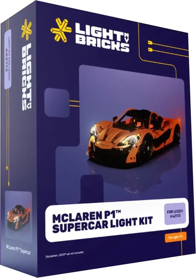 Light My Bricks™ McLaren P1 Supercar lyssett