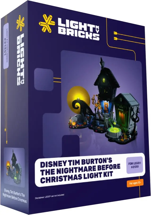 Light My BricksNightmare before Christmas lyssett