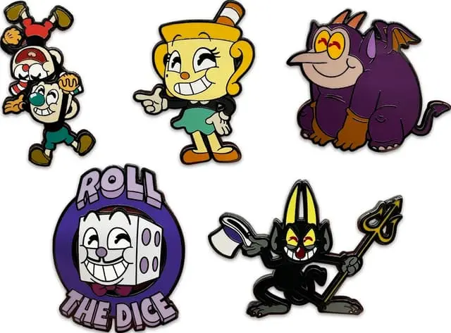 YouTooz Cuphead pin-sett