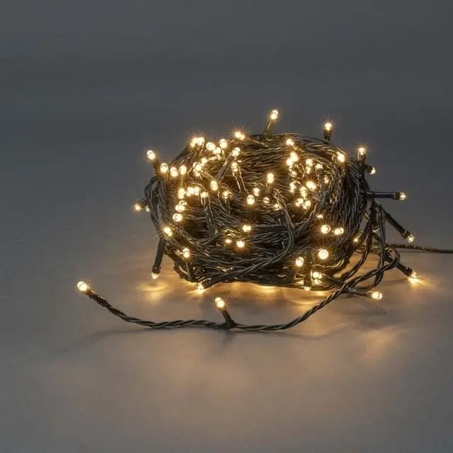 Nedis Julebelysning | Streng | 180 LED's | Varm Hvit | 13.50 m | Lyseffekter: 7 | Innendørs eller utendørs