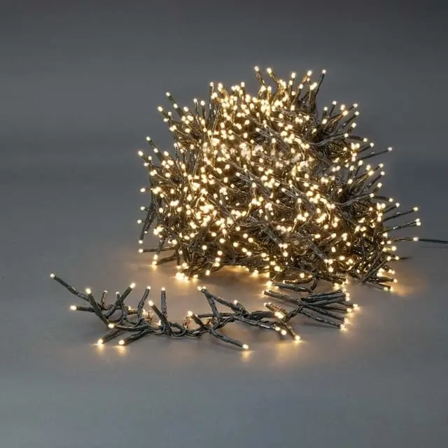 Nedis Julebelysning | Klynge | 1512 LED's | Varm Hvit | 11.00 m | Lyseffekter: 7 | Innendørs eller utendørs